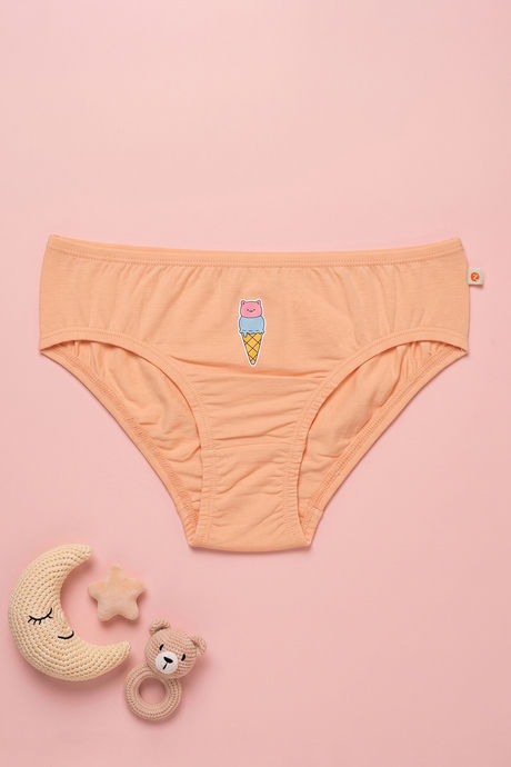Zivame Girls Printed Briefs (Pack of 3) - Multicolor
 — image 2